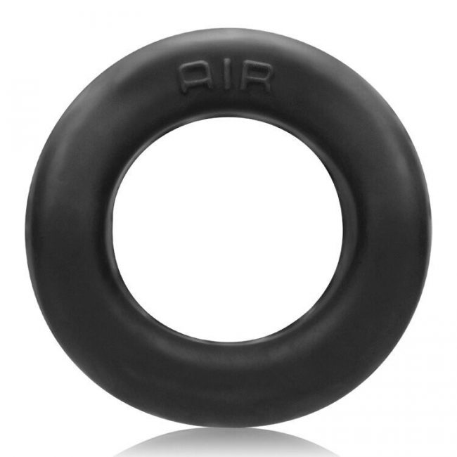 Air Airflow Cock Ring Silicone Tpr Blend Black Male Q Adult Store