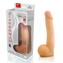 Cyberskin Cyber Cock W Balls Male Q Adult Store