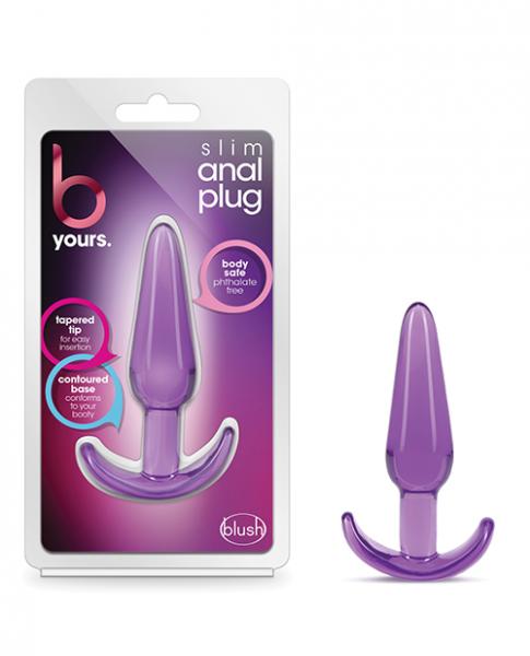 Blush B Yours Slim Anal Plug Purple Shop MQ