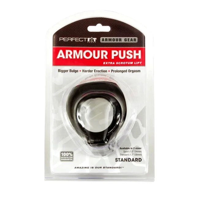 Perfect Fit Armour Push Standard Cock Ring Mq™ Adult Store