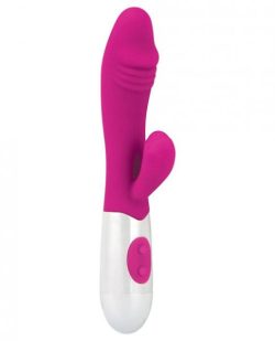 Gigaluv Twin Bliss Buzz Pink Rabbit Style Vibrator main